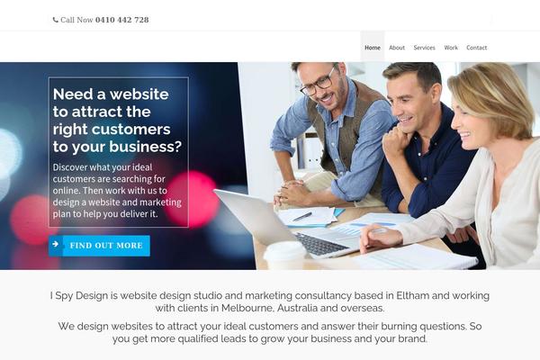Highend theme site design template sample