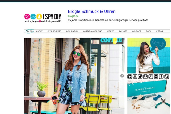 Novelty website example screenshot