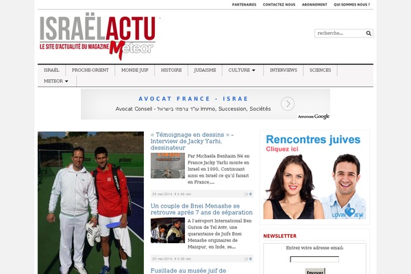 Tribune theme site design template sample