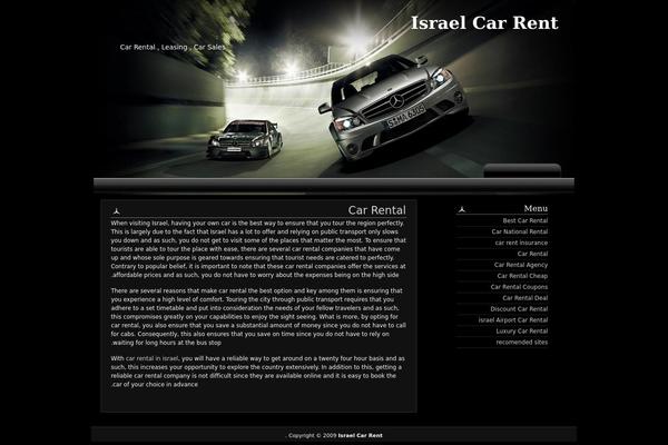 Benz theme site design template sample