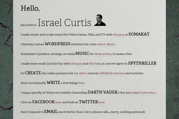 Thesis 1.8.5 theme site design template sample