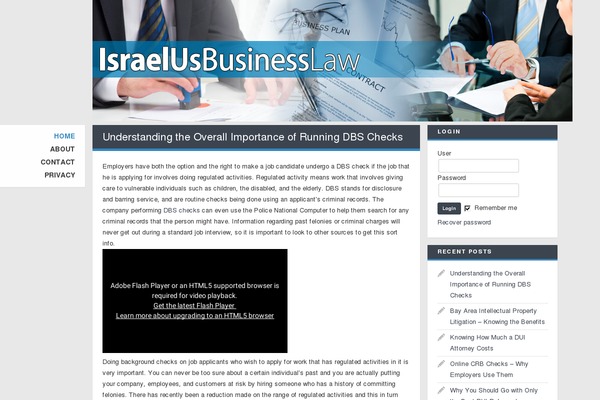 The Blog theme site design template sample