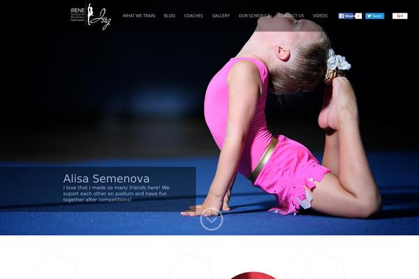 Encore theme site design template sample