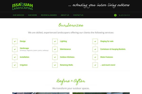 issaquah theme websites examples