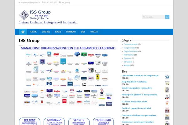 HappenStance theme site design template sample