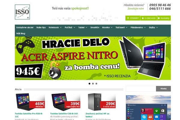 isso.sk site used Glamour