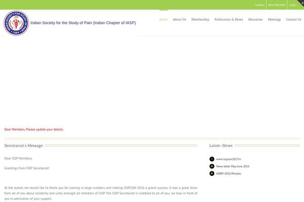 issp-pain.org site used Avada