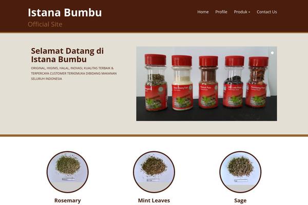 istanabumbu.com site used WP Doppio