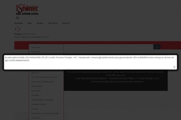 Electro theme site design template sample