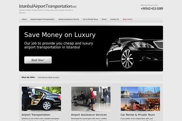 istanbulairporttransportation.net site used Wpress