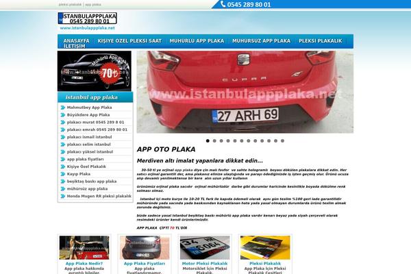 istanbulappplaka.net site used Mavi