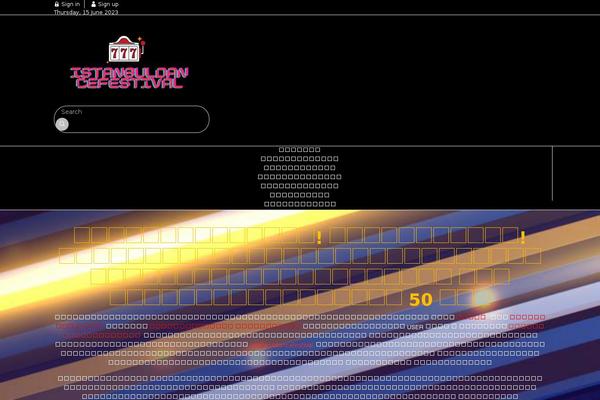 Fonts theme site design template sample
