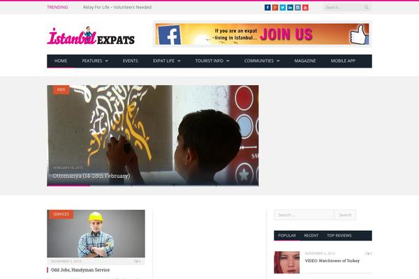 SmartMag theme site design template sample