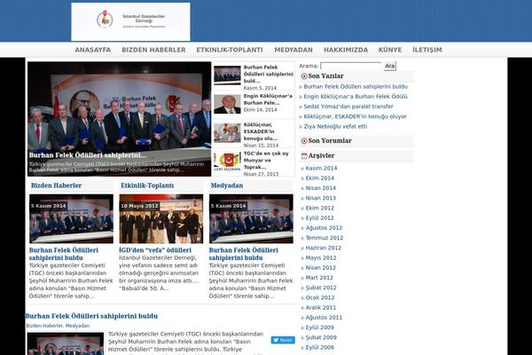 Gazpomag theme site design template sample
