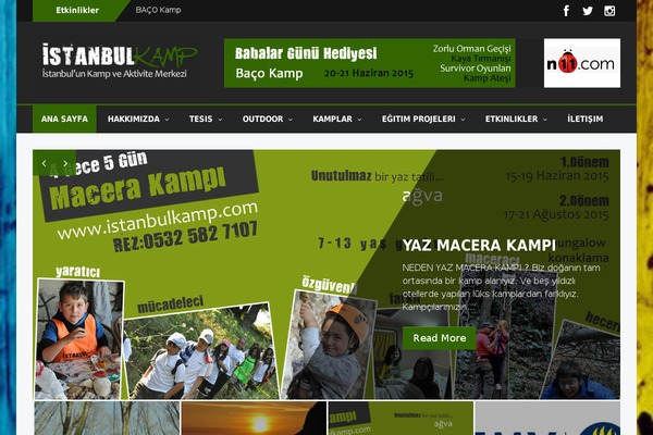 Bzine theme site design template sample