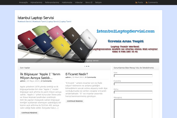 WP-Clear theme site design template sample
