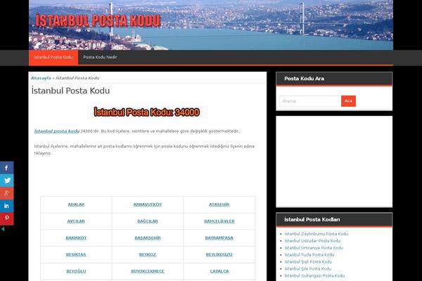 Magazine Style theme site design template sample