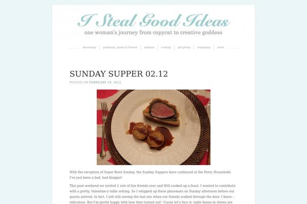 istealgoodideas.com site used Blissful-blog
