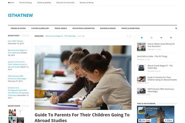 SuperNews theme site design template sample