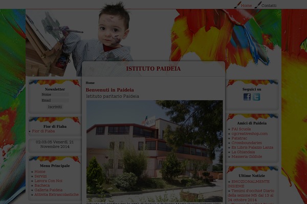 Smarty theme site design template sample