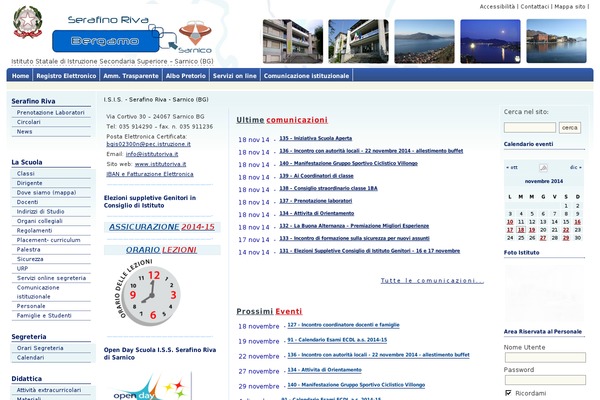 Site using Albo Pretorio On line plugin