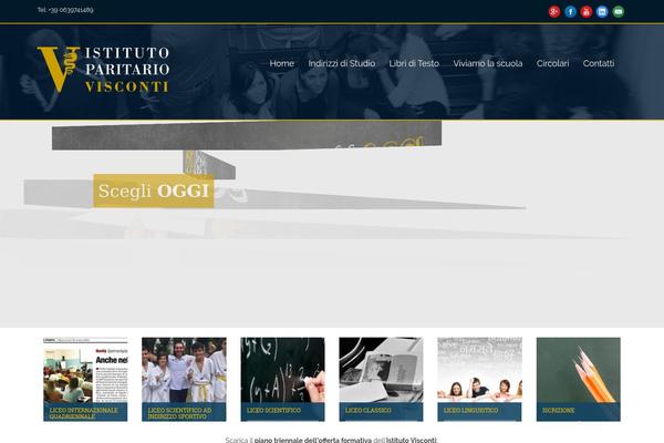 Polytechnic theme site design template sample