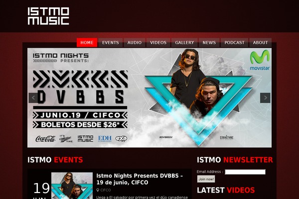 Clubber theme site design template sample