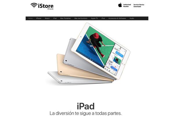 Parallax theme site design template sample