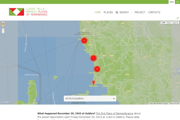 Site using Geo Mashup plugin