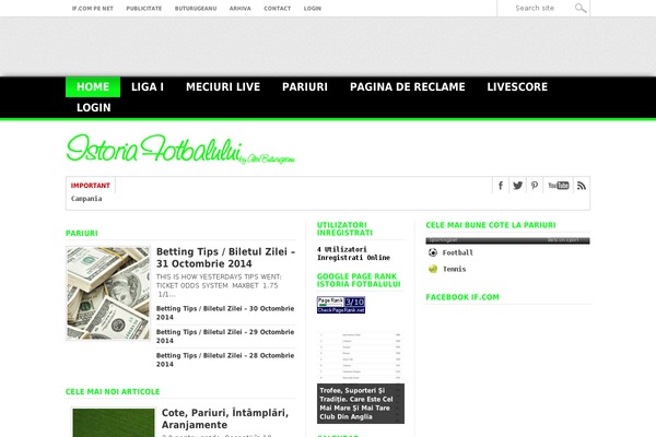 Site using WP Mobile Edition plugin