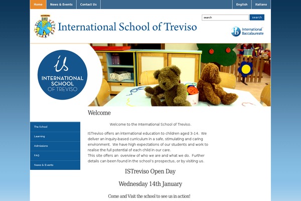 Academica theme site design template sample