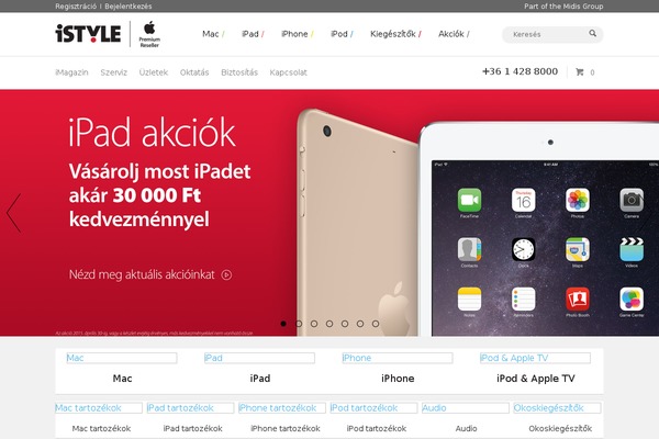 istyle.hu site used Istyle
