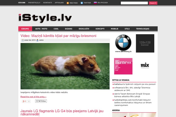 istyle.lv site used Blackpink