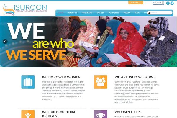 Site using Our Team Showcase plugin