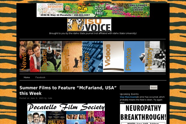 Sliding Door theme site design template sample