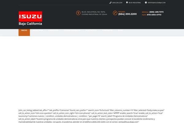 Motors-child theme site design template sample