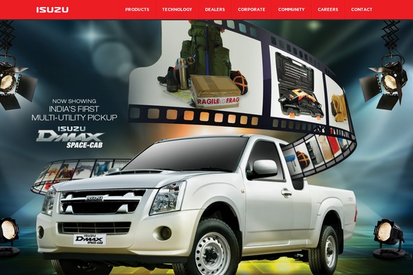 isuzu theme websites examples