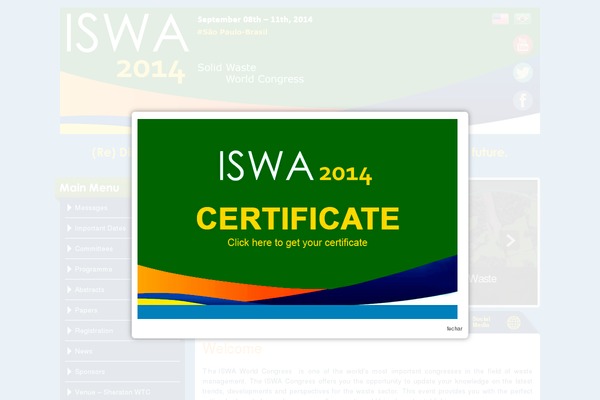 iswa2014.org site used Kerli lite