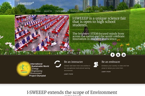 Green Earth theme site design template sample