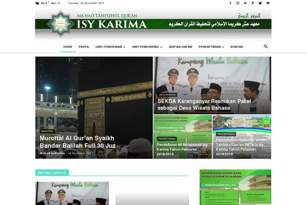 Site using YouTube Channel plugin