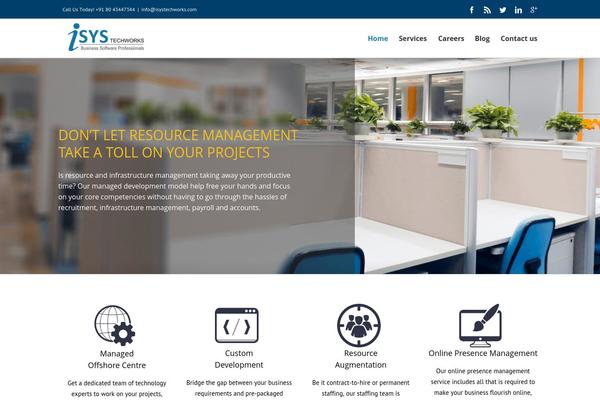 isystechworks.com site used Avada353themeonly