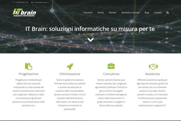 Impreza Child theme site design template sample