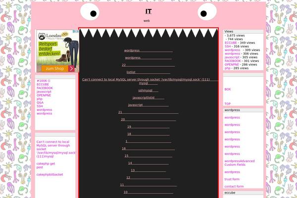 Omnommonster theme site design template sample