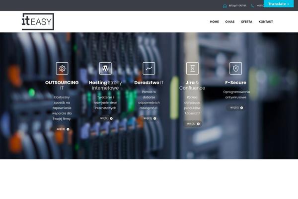 Easyweb theme site design template sample