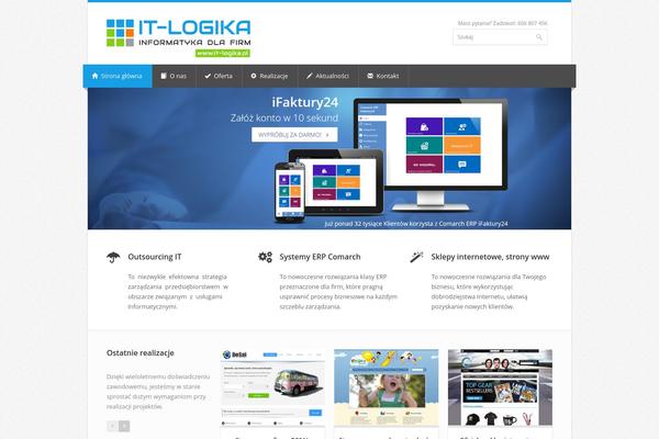Nevia theme site design template sample