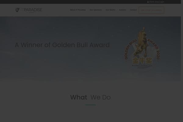 Pearl-child theme site design template sample