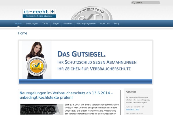 Site using jQuery Smooth Scroll plugin