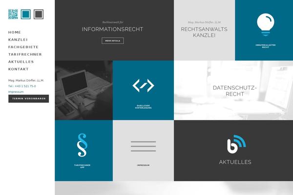 Stockholm Child theme site design template sample