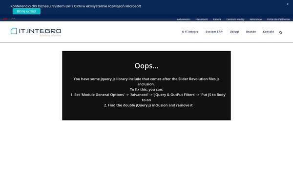 Bridge Child theme site design template sample