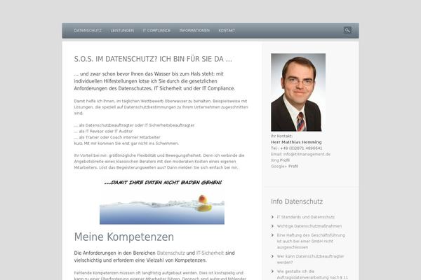 Dejavu theme site design template sample